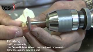 TCS Flexible Partial Dentures Finishing and Polishing - TCS Unbreakable