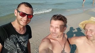 Дельфины и рыбалка на острове Джарылгач. Лазурное 2019