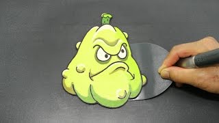 Making Plants vs Zombies Squash PANCAKE