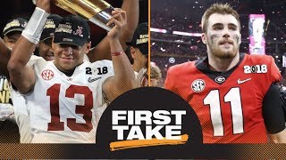 Did Alabama win it or did Georgia lose it? First Take makes their picks | First Take | ESPN