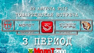 ХК "МОЛОТ"2000 Чебаркуль - ХК "УРАЛЬСКИЕ ТИГРЫ"2000 Златоуст 3 период