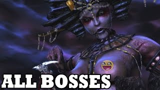 Dante's Inferno - All Bosses (With Cutscenes) HD