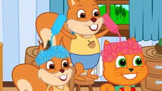 Famille d'Écureuil - Gel Arc-en-ciel Animé 2020 en Français