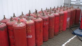 Разрезать и варить газовый баллон ( How not to cut open a gas cylinder )