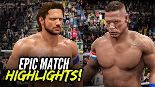 John Cena vs. AJ Styles | EMH Series!