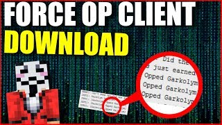 WIE MAN SICH SELBER OP GEBEN KANN | MINECRAFT FORCE OP CLIENT 1.8 DOWNLOAD | HACKED CLIENT
