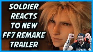 Soldier Reacts To New FF7 Remake Video Game Awards Trailer!