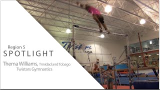 Spotlight: Thema Williams, Trinidad and Tobago | Twistars Impact on Her Gymnastics Progress