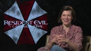 Milla Jovovich Residen Evil Final Chapter Interview