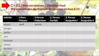 A2-B1 Übung Wiederholung starker Verben und Verbformen S.02