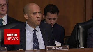 US senator to Trump official: Your amnesia is complicity - BBC News
