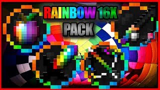 ★ Minecraft PvP Texture Pack l RAINBOW/CHROMA 16x16 Revamp [1.7/1.8] ★