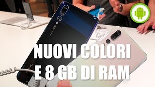 HUAWEI P20 PRO: nuovi colori e 8 GB di RAM
