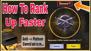 How To RANK Up FASTER in Pubg Mobile | Boost Your Points With All Bonus Key Tricks!