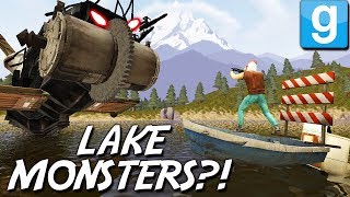 GIANT LAKE MONSTERS ATTACK MY BOATS!!! |  Gmod Hilarious Creations