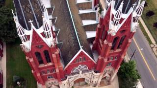 Explore Detroit's Most Magnificent Churches - UAV Aerial Video Footage