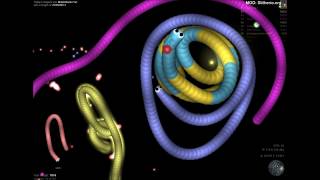 Slither.io #2 - More to see with zoom map!
