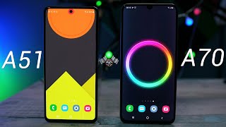 GALAXY A51 vs A70 SPEED TEST