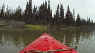 Kayaking at Sparks Lake and the Deschutes River near Old Mill, Bend, Oregon