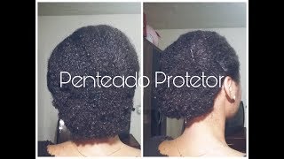 Como fazer penteado protetor em cabelos crespo ou cacheado