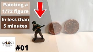 Painting 1/72 Scale Chechen Rebel from Orion