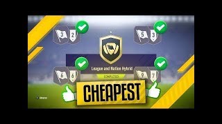 LEAGUE AND NATION HYBRID (UNDER 20K) | FIFA 18 SBC | CHEAPEST SOLUTION | NO LOYALTY