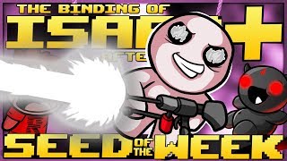 The Binding of Isaac: Afterbirth+ - Seed of the Week: BRILLIANT WHITE FLAMETHROWER! (IT'S BACK)