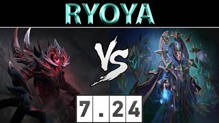 Ryoya [Shadow Fiend] vs [Invoker] ► NA Ranked ► Dota 2 7.24