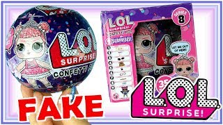 LOL Surprise Confetti POP • Fake • Seria 8 • Laleczki ze Skrzydłami !!! • openbox