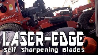 Self Sharpening Blades on the GRAVELY Pro Stance 60" LASER-EDGE