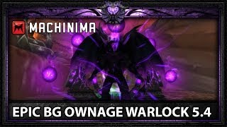 Epic WoW BG PvP Warlock 5.4 MoP