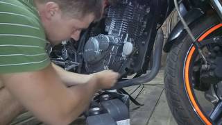 Как заменить масло на мотоцикле. На примере Минск c4 250