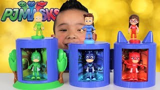 PJ Masks Transforming Headquarters Toys With Greg Connor Amaya Catboy Gekko Owlette Ckn Toys