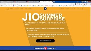 how to get Jio Summer Surprise Offer at Rs.253
