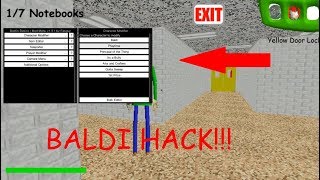 BALDI'S BASICS HACKS AND CHEATS!!! Baldi's Basics Mod Menu [Baldi Mod]