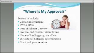 Prisoner Research 1: 45 CFR Subpart C—Basics