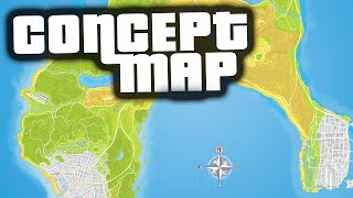 INSANE GTA 5 CONCEPT MAP EXPANSION! - VICE CITY, LIBERTY CITY, & MORE!