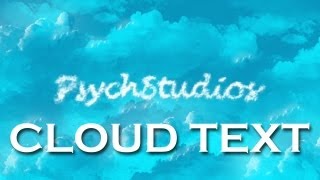 Cloud Text, Skywriting in Photoshop - Tutorial