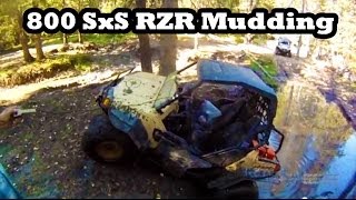 RZR 800 Polaris SxS - Stuck in Mud Hole