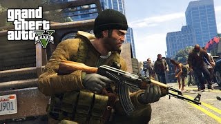 GTA 5 Zombie Apocalypse Mod #2 - SURVIVAL!! (GTA 5 Mods)