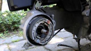 Hinterradbremse am 4-Takter