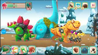 Динозавры Атака Троглодитов #21.DINO BASH веселые видео игры как мультики про динозавров.Dinosaurs