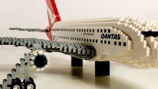 Qantas A380 built with LEGO