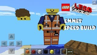 Emmet The Lego Movie Pixel Art Minecraft Pocket Edition