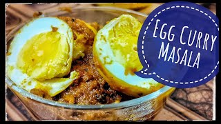 Egg Curry Masala | Bengali Style | Easy and Fast |