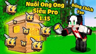 REDHOOD THỬ THÁCH 24 GIỜ NUÔI ONG ONG TRONG MINECRAFT*1 NGÀY LÀM RUỘNG NUÔI ONG CỦA REDHOOD VÀ MỀU
