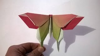 COMO HACER UNA MARIPOSA DE PAPEL  - How to make a paper butterfly