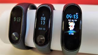 Xiaomi mi band 4 распаковка, обзор, сравнение с mi band 2 и 3, подключение!!!
