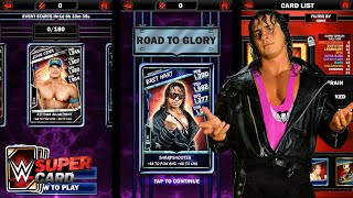 WWE SuperCard Gameplay Ep.35: Bret Hart RTG Rewards! Wrestlemania Tier is here & New Lock feature!