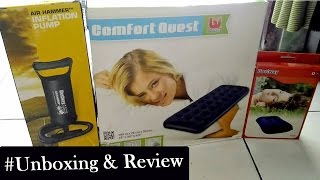Furniture - {Unboxing & Review} Kasur Angin, Bantal Angin dan Pompa Angin Manual Merk Bestway